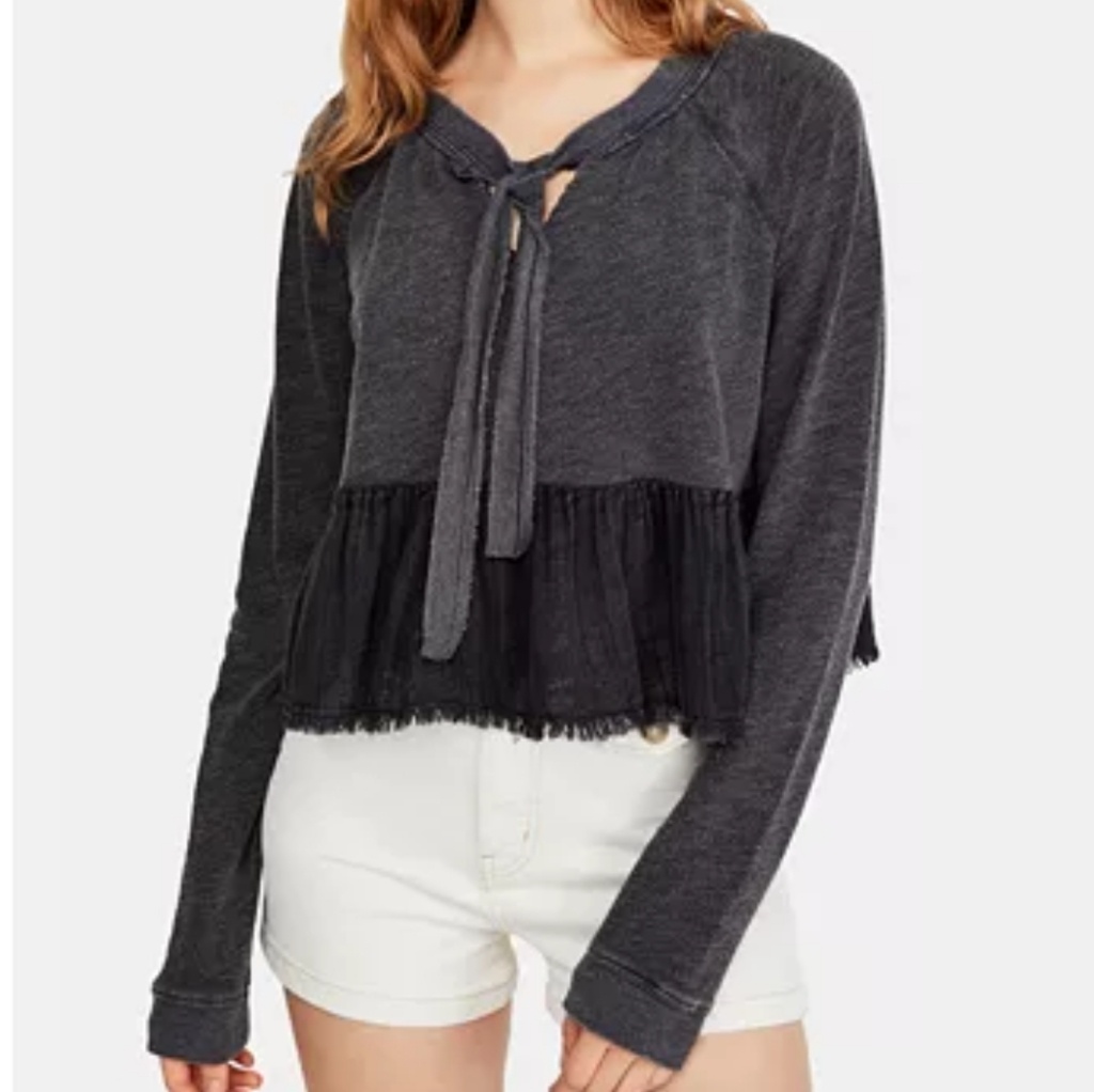 Free People Sweet Jane Colorblocked Top